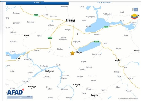 Elazığ’da deprem! Malatya, Tunceli ve Diyarbakır’da da hissedildi...